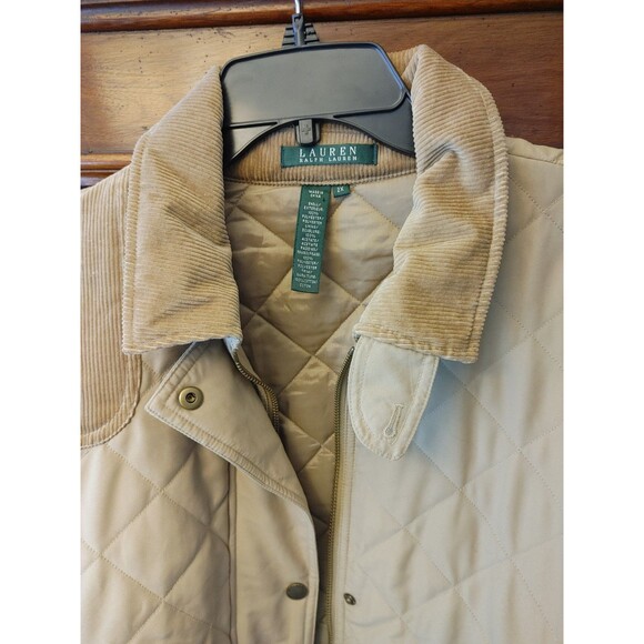 Lauren RALPH LAUREN Womens 2XL Polo Diamond Quilted Barn Riding Jacket Coat LN! - Picture 1 of 16